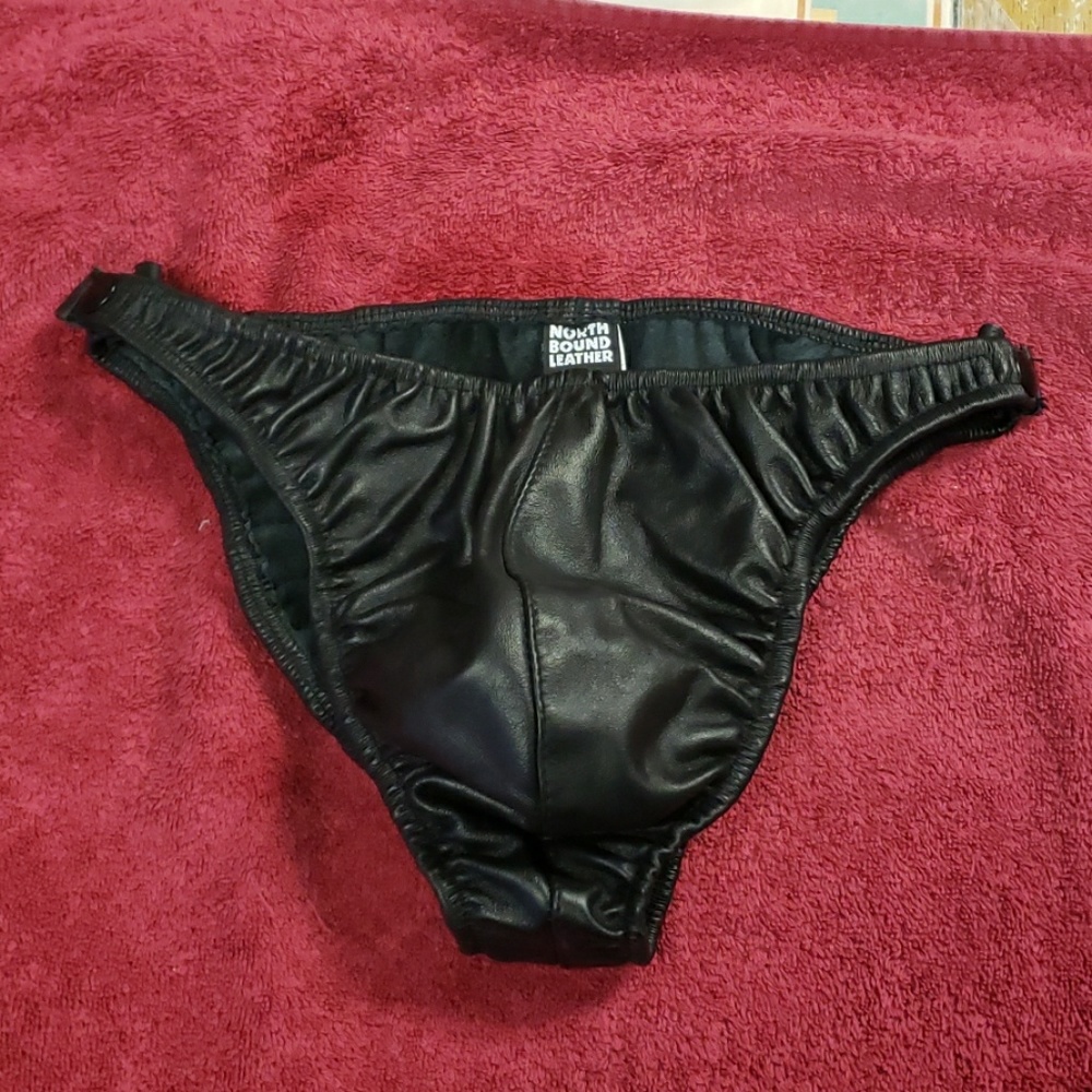 Leather Bikini Brief